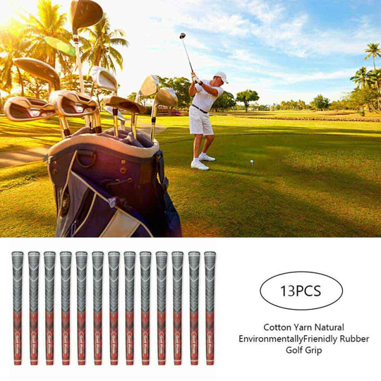Golf Pride 13 pcs Grip Multicompound Golf Grips Anti-Slip Grip red