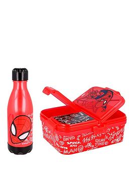 Spiderman Spider Man 2 Piece Set Lunch Box & Water Bottle