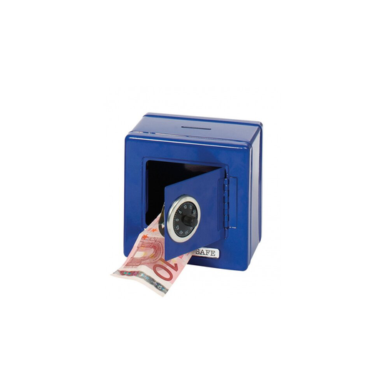 Metal Box Safe Blue