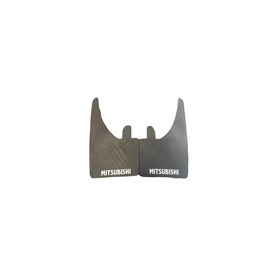 Full set of 4 Universal Fit Mitsubishi Mudflaps Classic Cars