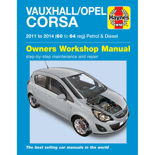 Vauxhall/Opel Corsa petrol/diesel (11-14) 60-64 Haynes Repair Manual (Paperback) ~
