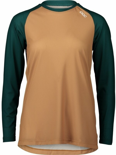 POC MTB Pure LS Jersey Moldanite Green/Aragonite Brown XL