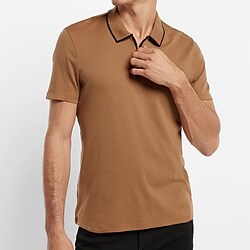 Men's Polo Shirt Golf Shirt Plain Turndown Wine Navy Blue Coffee Outdoor Work Short Sleeve Patchwork Clothing Apparel Fashion Streetwear Business Classic Lightinthebox