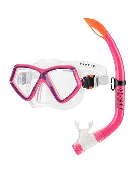 Osprey Kids Snorkel Set With Pink Flippers