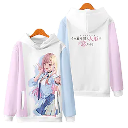 Inspired by My Dress-up Darling Marin Kitagawa Hoodie Cartoon Manga Anime Harajuku Graphic Kawaii Hoodie For Men's Women's Unisex Adults' 3D Print 100% Polyester Lightinthebox