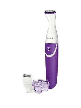 Philips BikiniGenie Cordless and Portable Bikini Trimmer for Trimming, Shaving and Styling Bikini Area BRT383/15 , One Colour, Women