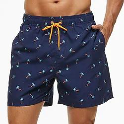 Men's Swim Trunks Swim Shorts Quick Dry Board Shorts Bathing Suit with Pockets Mesh Lining Drawstring Swimming Diving Surfing Beach Printed Spring Summer Lightinthebox