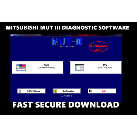 Mitsubishi MUT III 3 2019 Diagnostic Software (DOWNLOAD)