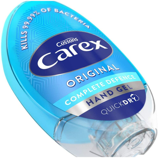 (Original - Blue, 6pcs x 50ml pocket size ) Carex Antibacterial Hand Sanitiser Gel 50ml