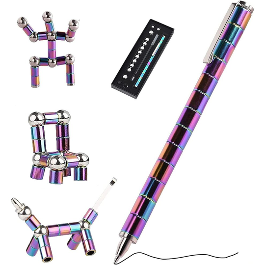 Magnetic Ballpoint Pen Decompression Magnetic Pen Fidget Pen with Box
