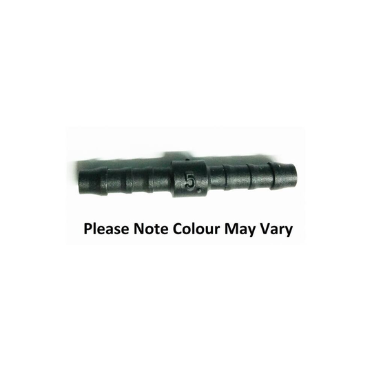 5mm STRAIGHT BARBED HOSE / TUBE / PIPE CONNECTOR JOINER / REPAIRER NYLON