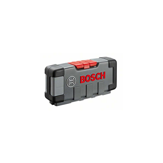 Bosch 2607010903"Tough Box" Jigsaw Blade-Set with Single Lug Shank, 0 V, Black/Silver, Set of 30 Piece