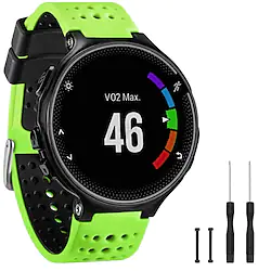 1 pcs Smart Watch Band for Garmin Forerunner 235/235 Lite/220/230/620/630/735XT Approach S20/ S5/ S6 Silicone Smartwatch Strap Soft Breathable Sport Band Replacement Wristband Lightinthebox