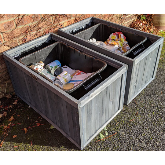 BinGarden Planters STORE kerbside Recycling Boxes STORAGE Food waste recycle bin