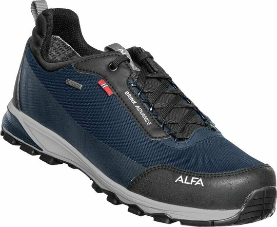 Alfa Mens Outdoor Shoes Brink Advance GTX Dark Blue 45