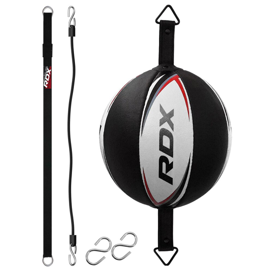(White) RDX Double End Speed Ball Boxing Speed Bag MMA
