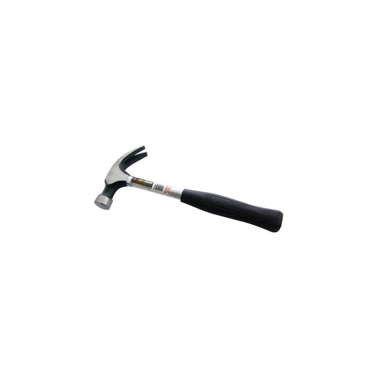 16oz Claw Hammer - Steel Shaft - claw hammer amtech 16oz a0100 pin pein panel diy rubber grip