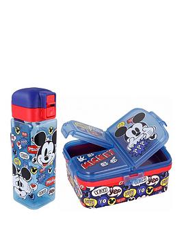 Mickey Mouse Lunch Box &Amp; Water Bottle
