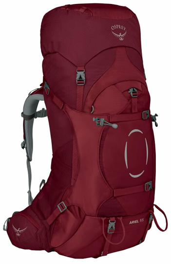Osprey Ariel II 55 Claret Red XS/S