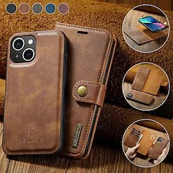 Phone Case For Apple Flip iPhone 14 Pro Max 13 12 11 Pro Max Mini X XR XS 8 7 Plus Bumper Frame Magnetic Full Body Protective Solid Colored PU Leather Lightinthebox