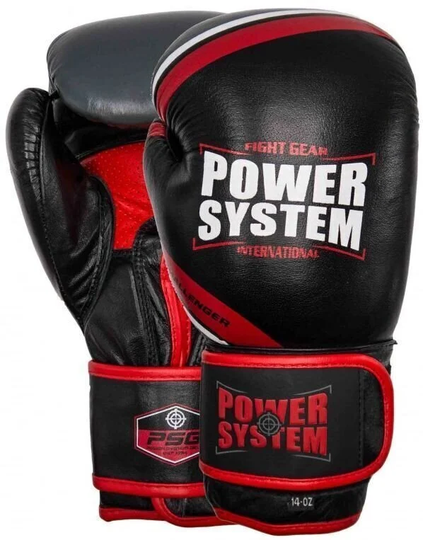 Power System Boxing Gloves Challenger Red 14OZ