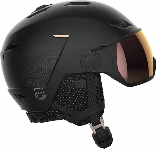 Salomon Icon LT Visor Sigma Black/Pink Gold 21/22 S (53-56 cm)