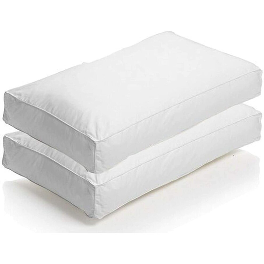 (Pack of 2) Luxurious Soft Cluster Ball Fibres Wall Box Pillow