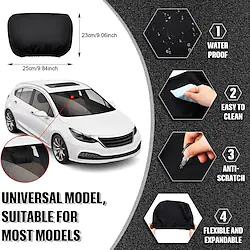 4 Pcs Universal Car Headrest Cover Soft Car Seat Head Rest Cover Protector Fabric Head Rest Coverings for Cars Truck Auto Lightinthebox