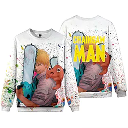 Inspired by Chainsaw Man Denji Pochita Hoodie Cartoon Manga Anime Graphic Hoodie For Men's Women's Unisex Adults' 3D Print 100% Polyester Lightinthebox