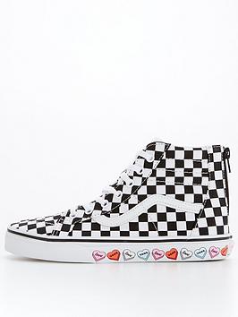 Vans Sk8-Hi Candy Hearts Junior Hi-Top Trainers - Multi