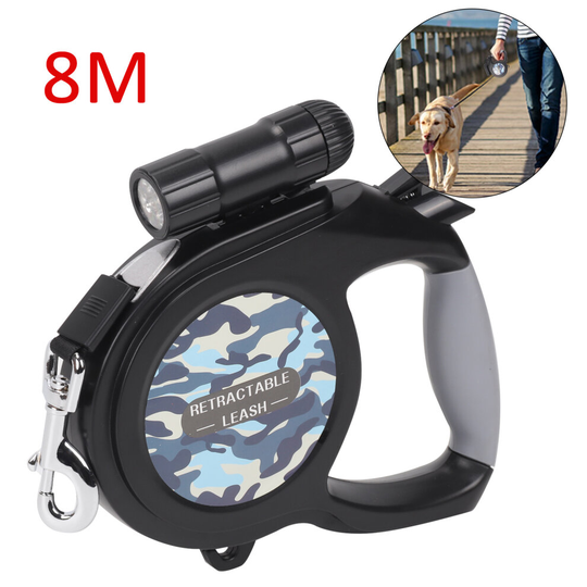 8M/50KG Large Dog Lead Leash Strongs Retractable Extendables Lockable