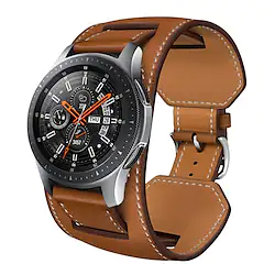 1 pcs Smart Watch Band for Samsung Galaxy Gear S2 Classic Watch 42mm Watch 3 41mm Watch Active 2 40/44mm Active 40mm Watch 3 45mm / Watch 46mm Genuine Leather Smartwatch Strap Leather Loop Lightinthebox