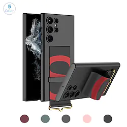 Phone Case For Samsung Galaxy Classic Series S22 Ultra Bumper Frame Full Body Protective Dustproof Solid Colored PC Lightinthebox