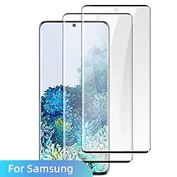[2 Pack] Phone Screen Protector For Samsung Galaxy S22 Ultra Plus S21 FE S20 A72 A52 A42 S10 A71 Note 20 10 Ultra Plus Tempered Glass High Definition (HD) 9H Hardness Scratch Proof Phone Accessory Lightinthebox