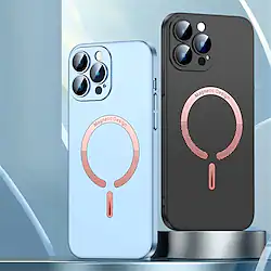 Phone Case For Apple Classic Series iPhone 14 Pro Max iPhone 14 Pro iPhone 14 iPhone 13 Pro Max iPhone 13 iPhone 13 Pro iPhone 12 iPhone 12 Pro Max iPhone 12 Pro iPhone 14 Max Bumper Frame Magnetic Lightinthebox