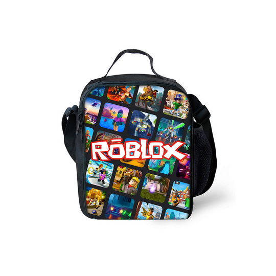 (Pattern 04) Roblox Lunch Bags Thermal Insulated Cooler School