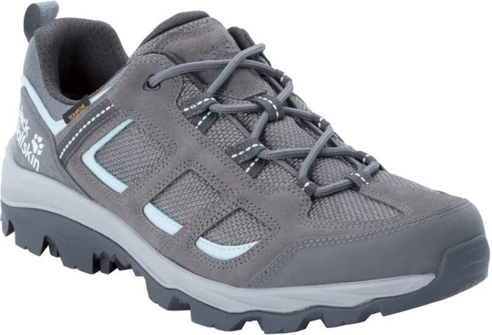 Jack Wolfskin Womens Outdoor Shoes Vojo 3 Texapore Low W Tarmac Grey/Light Blue 39
