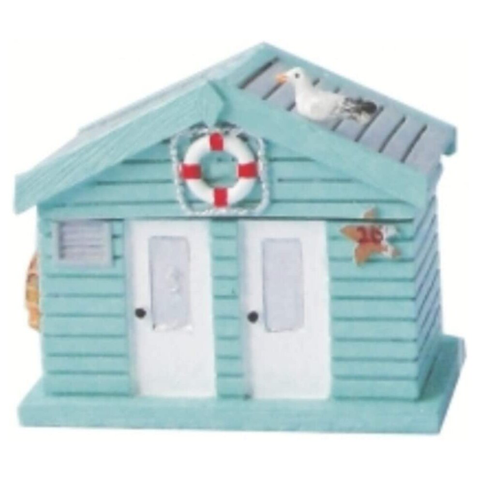 (Green) Trinket/Knick Knack/Whatnot Box - BEACH HUT