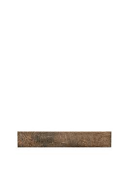 Topps Tiles Tabula Chocolate Skirting 8Cm X 45Cm (Box Of 30 Tiles)