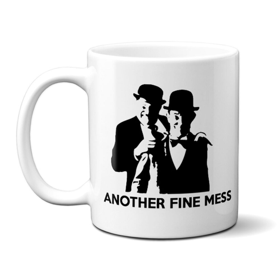 LAUREL AND HARDY - ANOTHER FINE MESS 15oz Ceramic Mug
