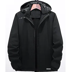 Men's Hiking Jacket Flannel Winter Outdoor Fleece Lining Warm Multi-Pockets Quick Dry Winter Jacket Full Length Hidden Zipper Hunting Ski / Snowboard Camping / Hiking / Caving Dark Grey Black Blue Lightinthebox
