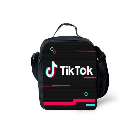 (11) TIK TOK Insulat Lunch Bag School Student Lunchbox