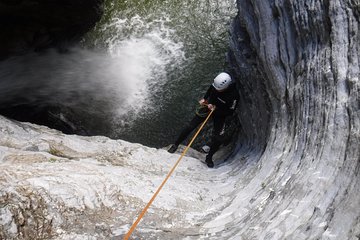 Canyoning at the foot of Etna