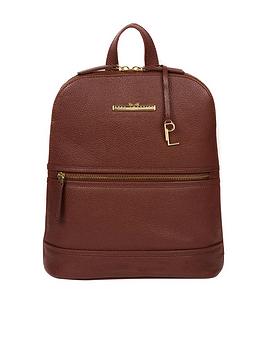 Pure Luxuries London Pure Luxuries Elland Chestnut Leather Backpack