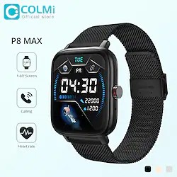 COLMI Bluetooth Answer Call Smartwatch Men P8 Max Smart Watch Women DIY Dial Sleep Tracker for Android iOS Phone Lightinthebox