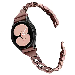 1 pcs Smart Watch Band for Samsung Galaxy Watch 5 40/44MM Watch 5 Pro 45MM Watch 4 Classic 42/46mm Watch 4 40/44mm 20mm Stainless Steel Smartwatch Strap Rugged Stainless Steel Buckle Metal Band Lightinthebox