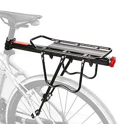 Bike Cargo Rack Max Load 50 kg Adjustable Reflective Logo Quick Release Coating Iron Road Bike Mountain Bike MTB Cycling / Bike - Black / Shock Absorbing / Ergonomic Lightinthebox