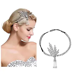 The Great Gatsby Charleston 1920s Vintage Inspired The Great Gatsby Flapper Headband Women's Tassel Fringe Costume Head Jewelry Vintage Cosplay Headwear Lightinthebox