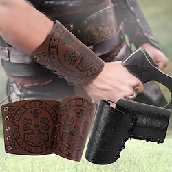 Knight Ritter Outlander Retro Vintage Medieval 17th Century Masquerade Men's Women's Costume Vintage Cosplay Party / Evening 1 Wrist Brace / IF YOU NEED A PAIR, PLZ ORDER 2 Masquerade Lightinthebox