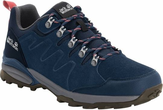 Jack Wolfskin Womens Outdoor Shoes Refugio Texapore Low W Dark Blue/Grey 37,5